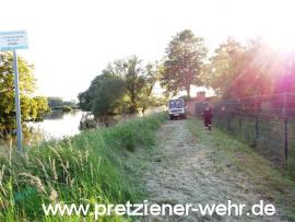 Plötzky Alte Ziegelei / Haberland- brücke <br><font size=-2>Foto: S. Borrmann FFW Möckern</font>