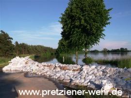 Plötzky Alte Ziegelei / Haberlandbrücke <br><font size=-2>Foto: S. Borrmann FFW Möckern</font>