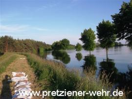 Plötzky Alte Ziegelei / Haberlandbrücke <br><font size=-2>Foto: S. Borrmann FFW Möckern</font>