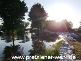 Plötzky Alte Ziegelei / Haberlandbrücke <br><font size=-2>Foto: S. Borrmann FFW Möckern</font>